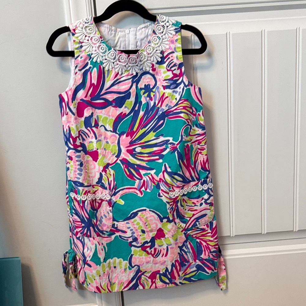 Lilly Pulitzer girls shift dress , size 7